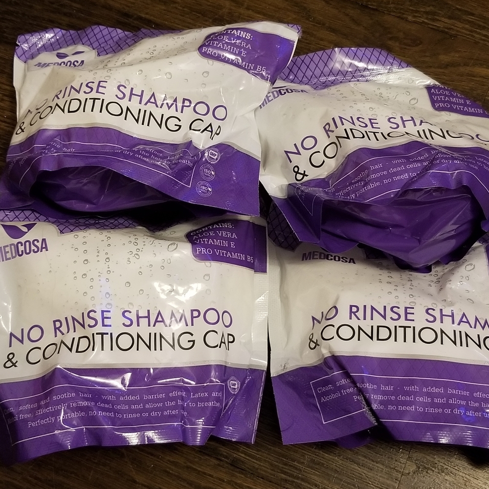 4 No rinse shampoo and conditioning cap